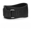 Weight Lifting Belt - Great for Squats, Lunges, Deadlift, Thrusters - Men and Women - 6 Inch Black
